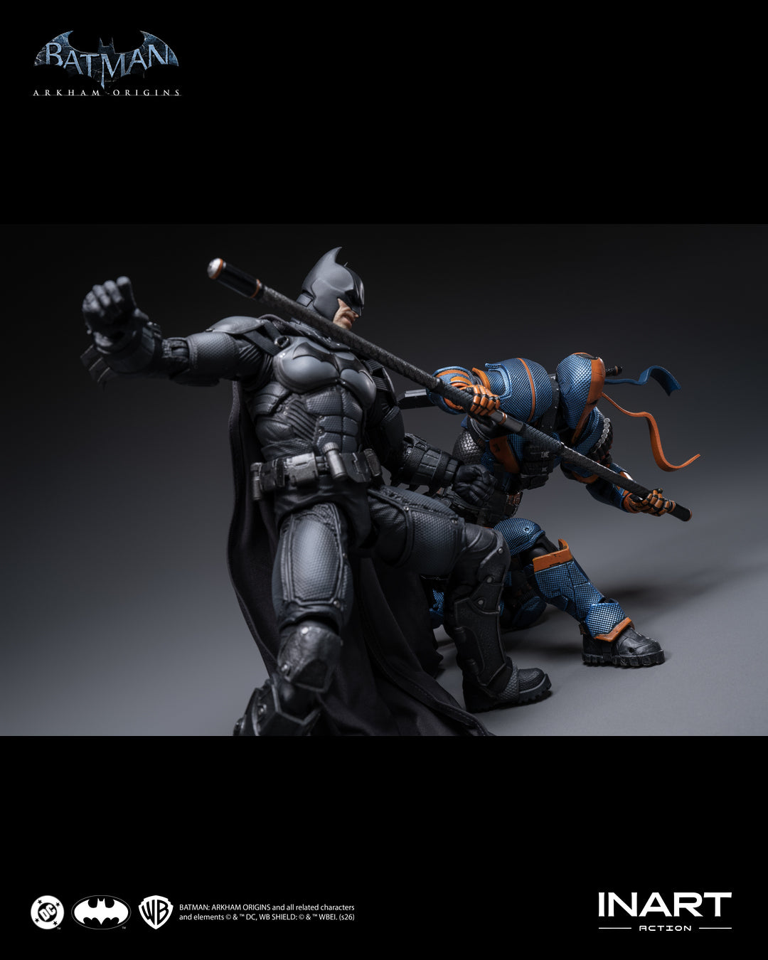INART 1/12 Batman Arkham Origins Deathstroke 喪鐘 蝙蝠俠 可動人偶