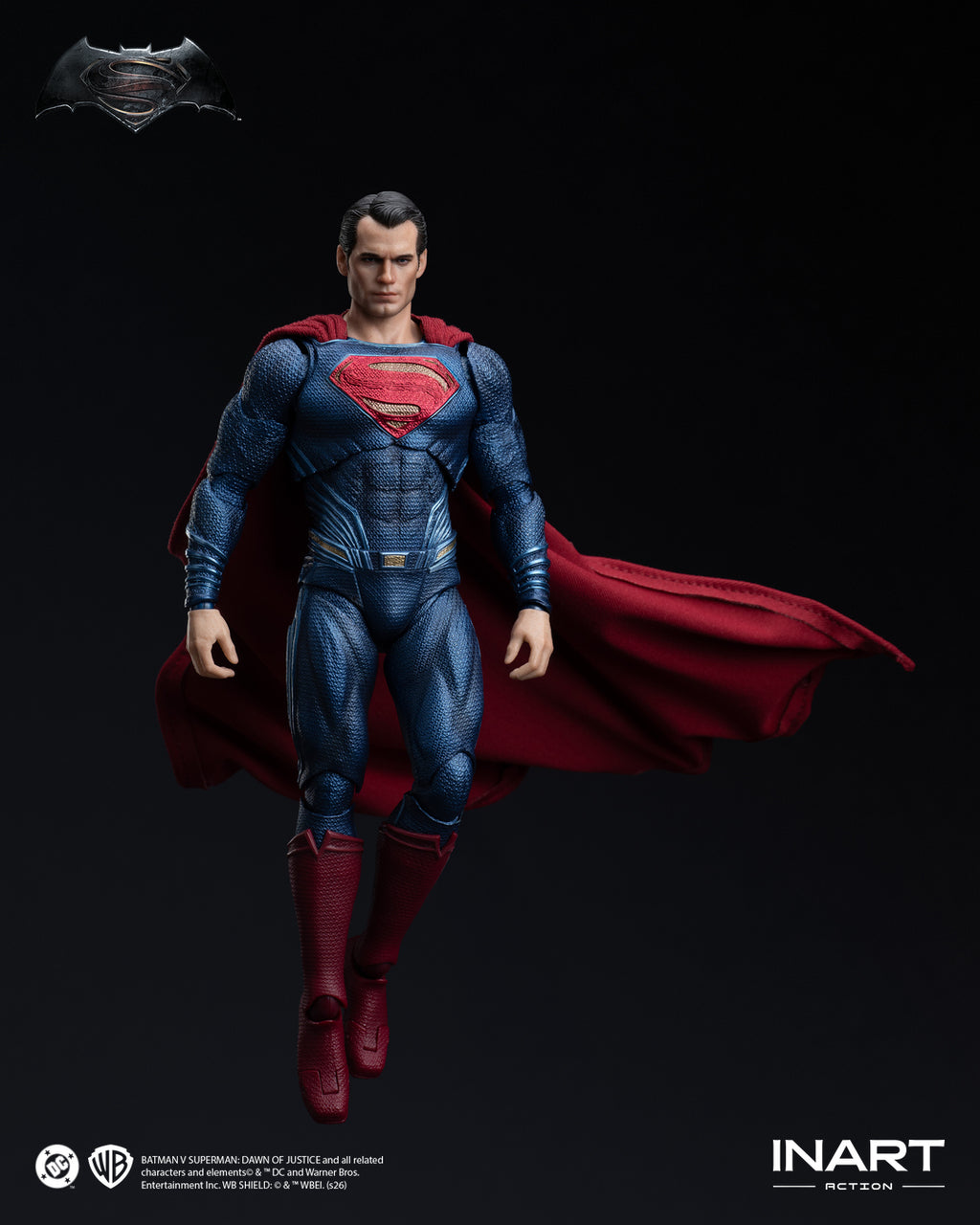 INART 1/12 Batman v Superman Dawn of Justice Superman 超人 可動人偶