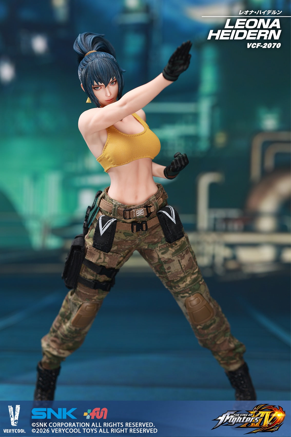 VERYCOOL 1/6 VCF-2070 拳皇XIV Leona Heidern 莉安娜 哈迪蘭 可動人偶
