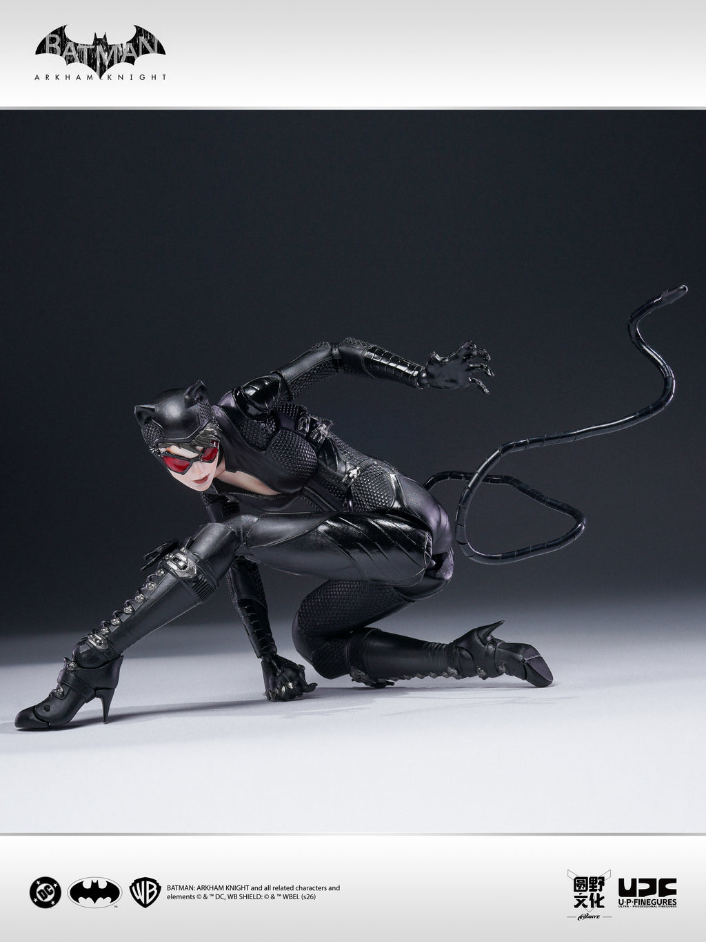 圓野文化 X UPFinegures 良品製造 1/12 蝙蝠俠：阿卡漢騎士 BATMAN CATWOMAN 貓女 可動人偶