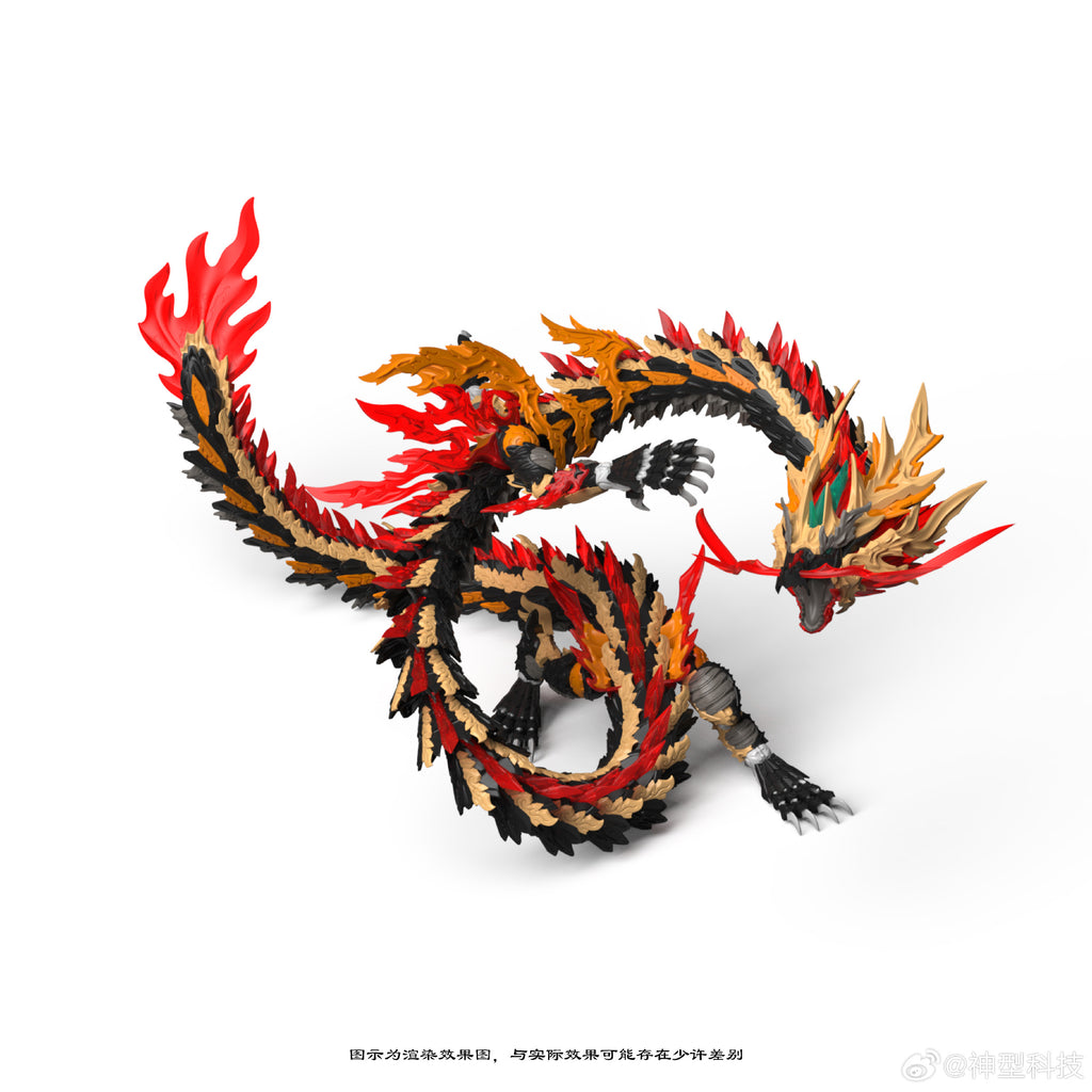 神型科技 ZL-0002 藍龍王 ZL-0003 元龍王 ZL-0004 白龍王 ZL-0005 黑龍王 拼裝模型