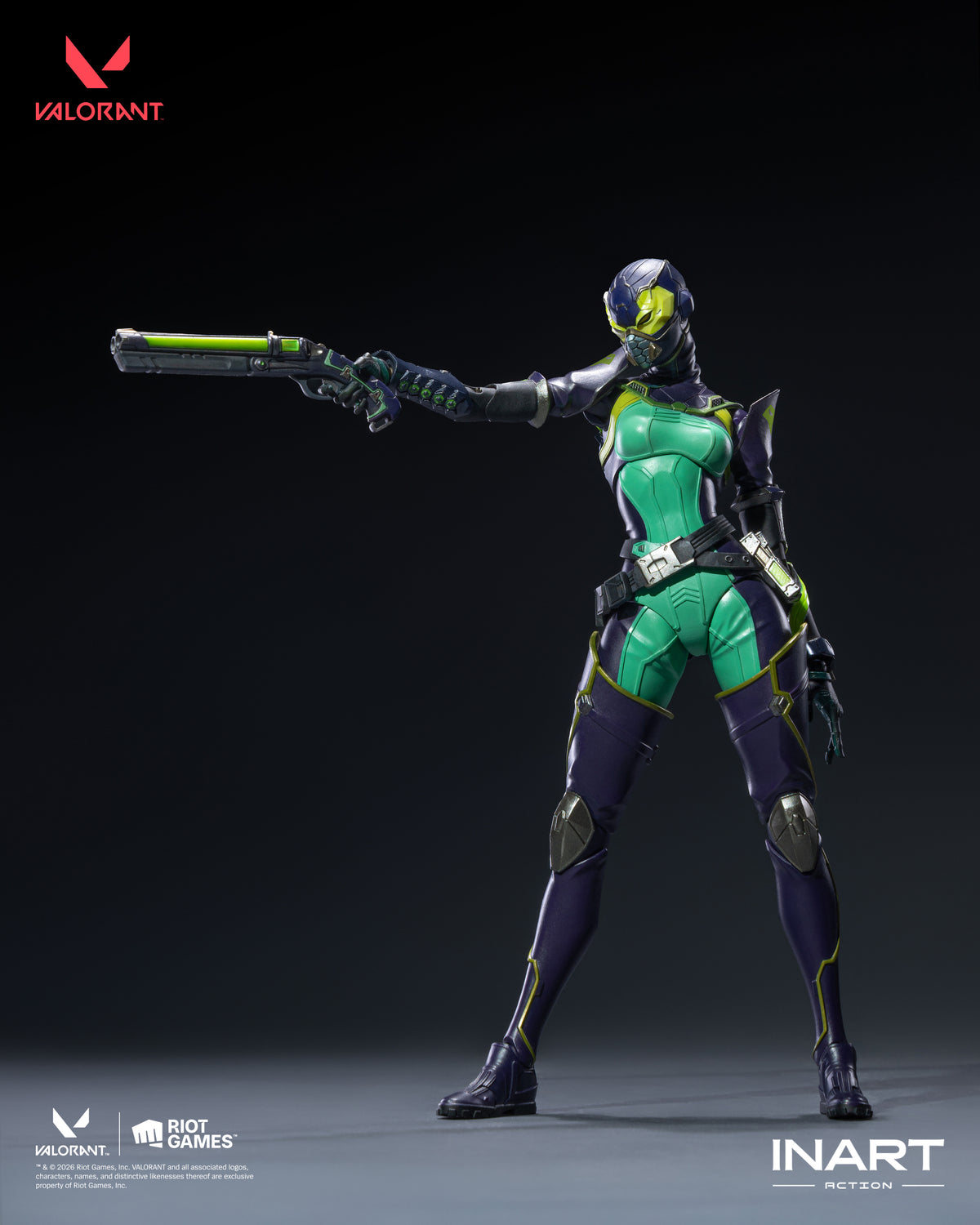 INART 1/12 VALORANT Viper 特戰英豪 毒蛇 可動人偶