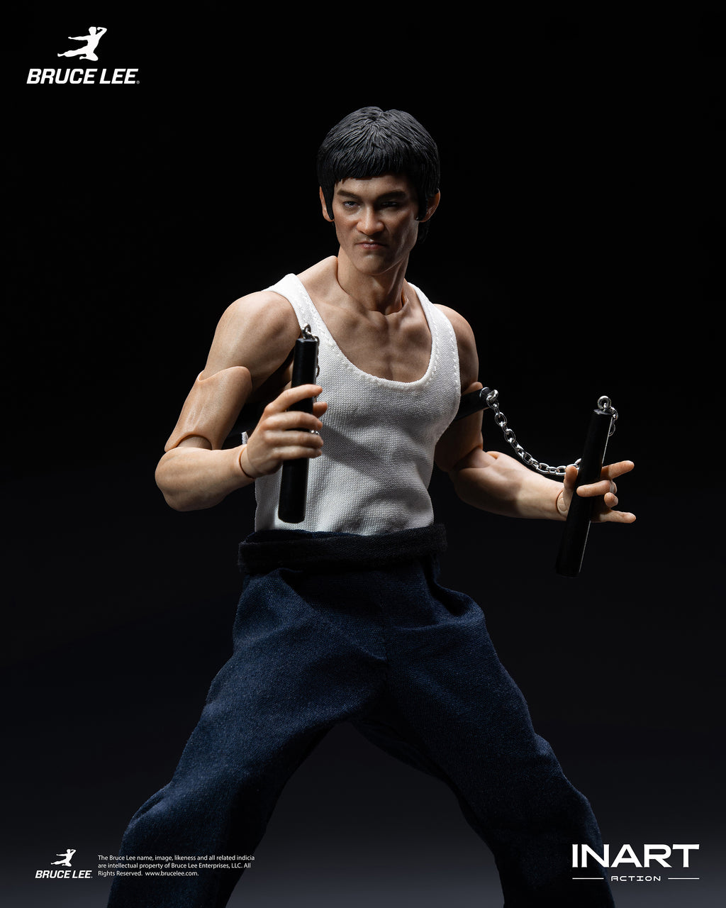 INART 1/12 李小龍 功夫服 Bruce Lee Kung Fu Costume 可動人偶