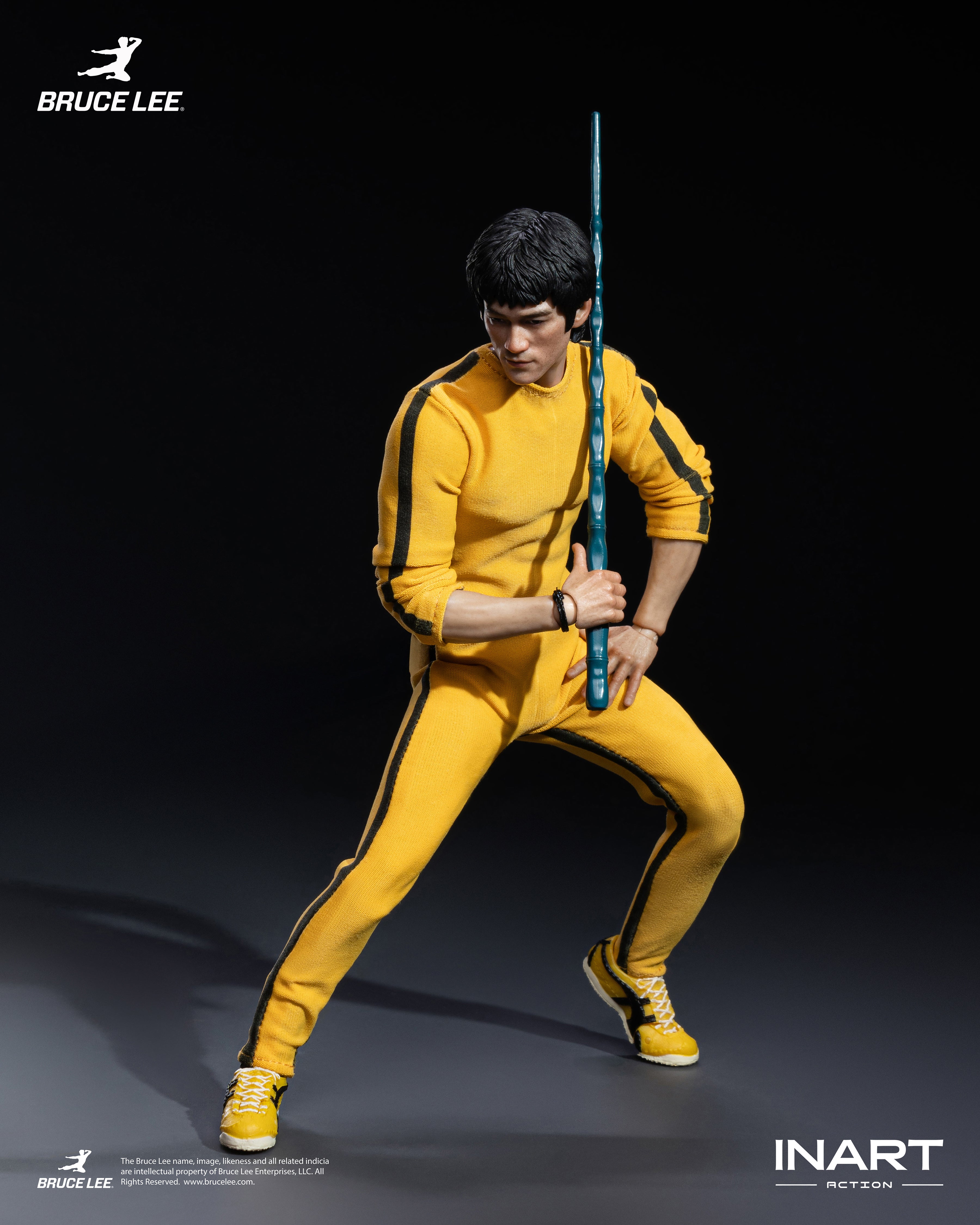 INART 1/12 李小龍 黃色連體服 Bruce Lee Yellow Onesie 可動人偶