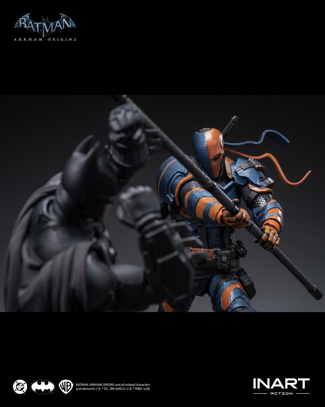INART 1/12 Batman Arkham Origins Deathstroke 喪鐘 蝙蝠俠 可動人偶