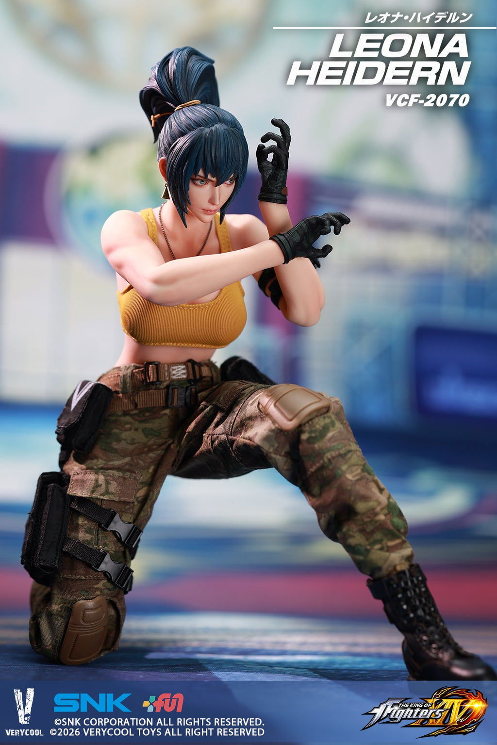 VERYCOOL 1/6 VCF-2070 拳皇XIV Leona Heidern 莉安娜 哈迪蘭 可動人偶