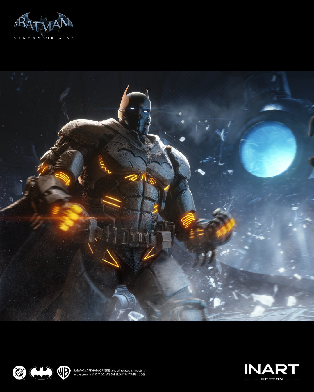 INART 1/12 Batman Arkham Origins 蝙蝠俠 XE Suit 可動人偶