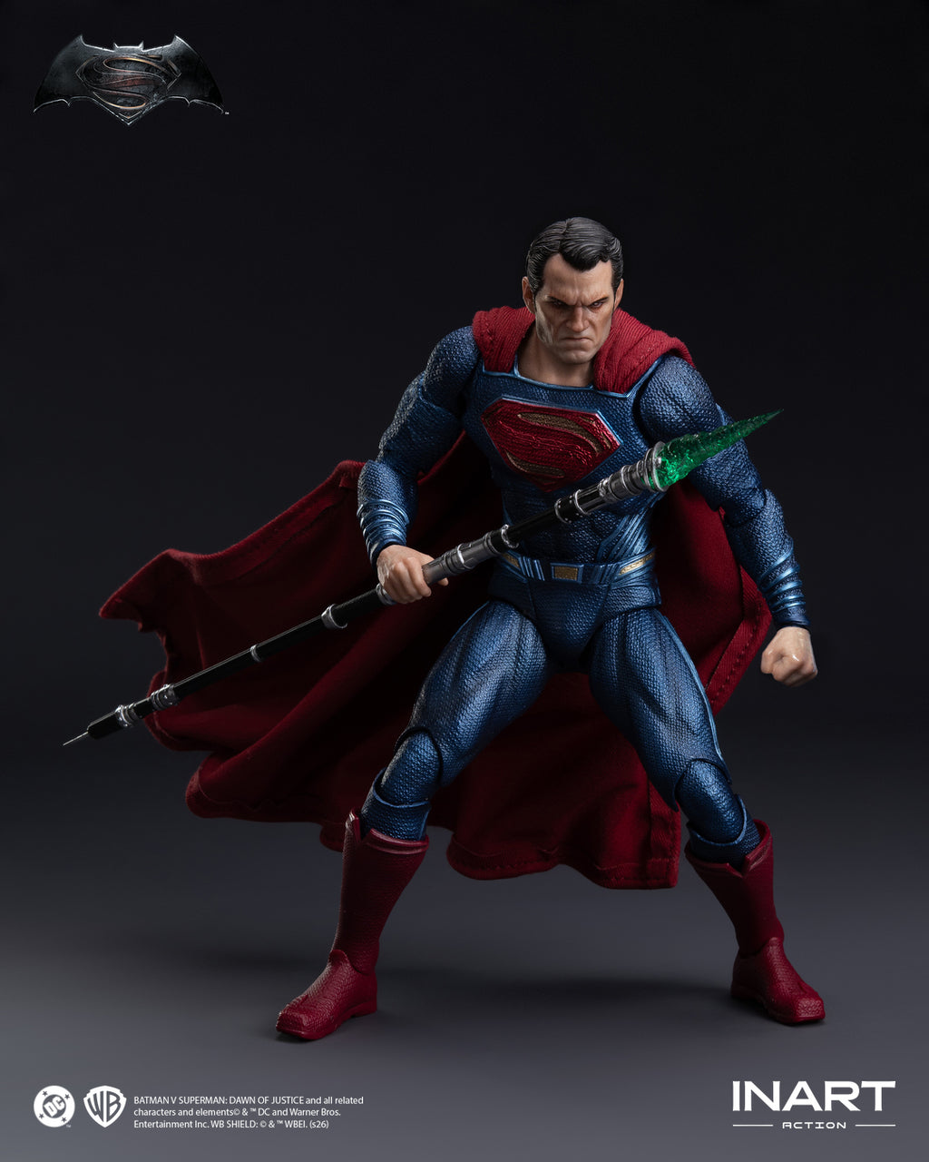 INART 1/12 Batman v Superman Dawn of Justice Superman 超人 可動人偶