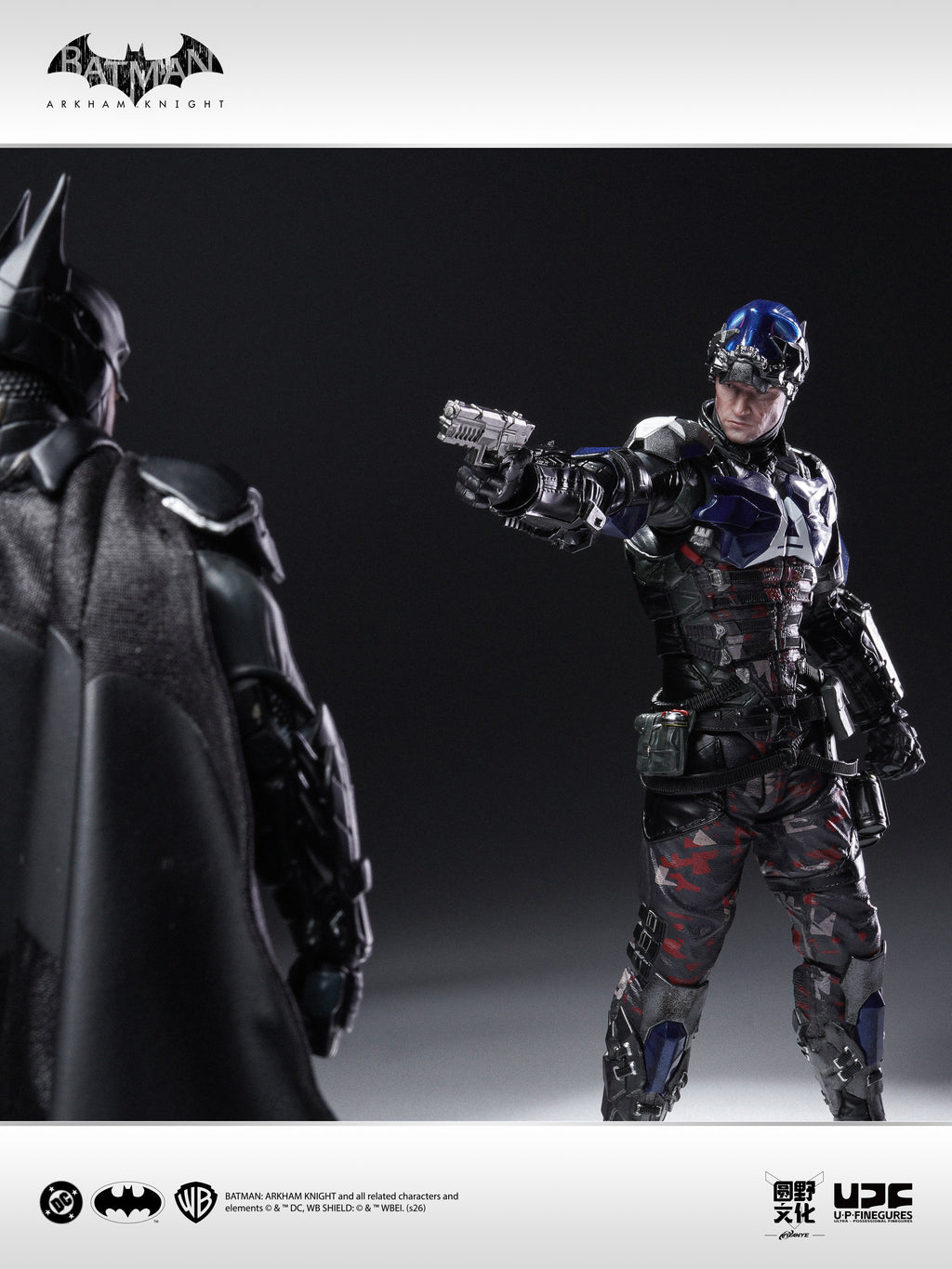 圓野文化 X UPFinegures 良品製造 1/12 Batman Arkham Knight 蝙蝠俠 阿卡漢騎士 可動人偶