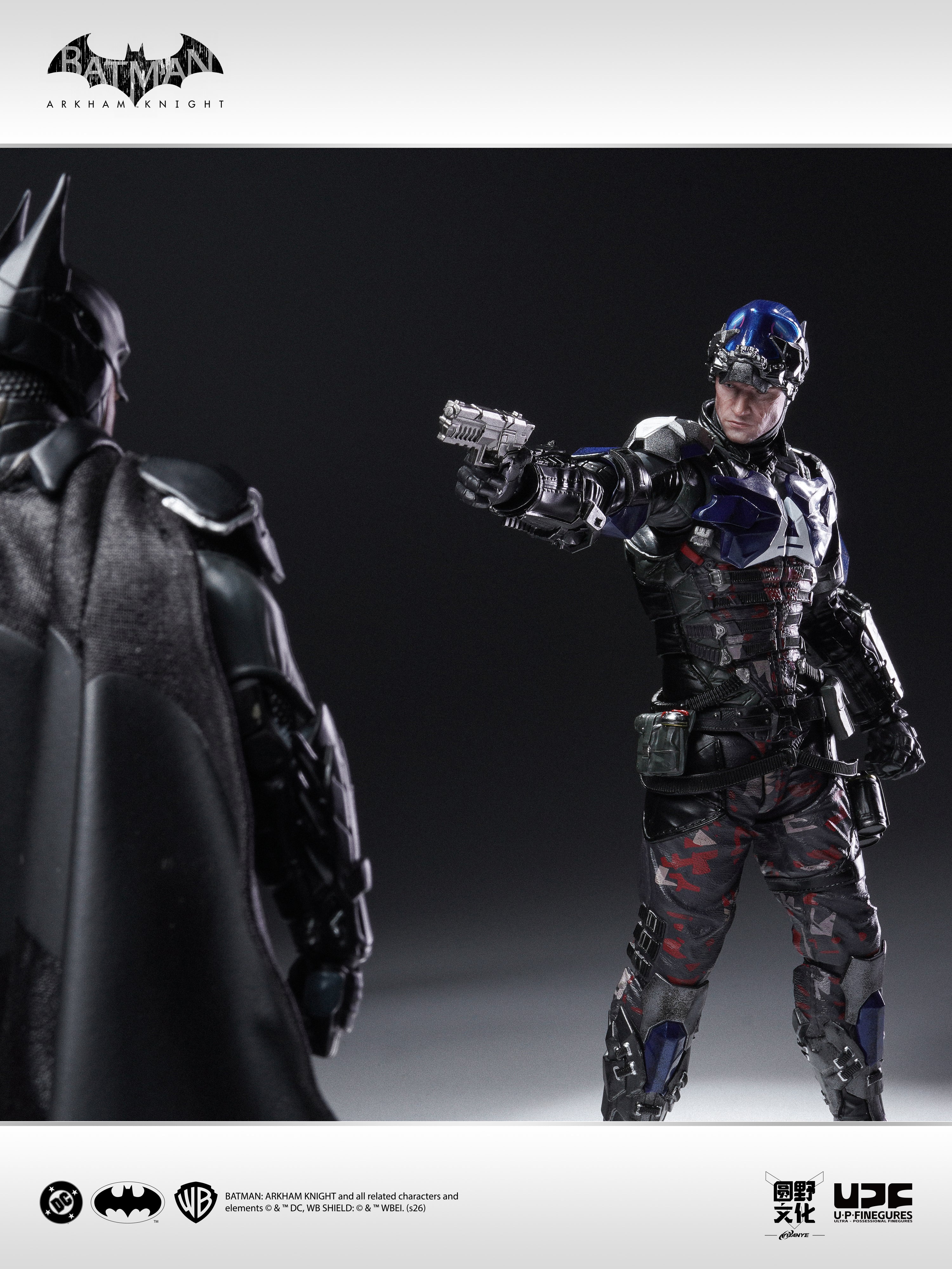 圓野文化 X UPFinegures 良品製造 1/12 Batman Arkham Knight 蝙蝠俠 阿卡漢騎士 可動人偶