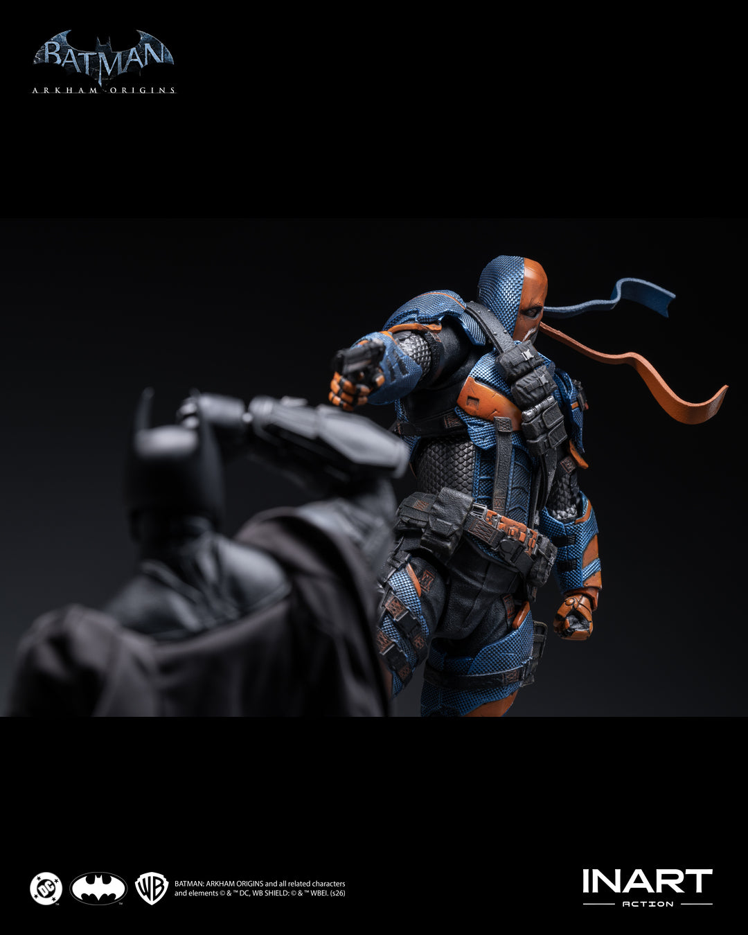 INART 1/12 Batman Arkham Origins Deathstroke 喪鐘 蝙蝠俠 可動人偶