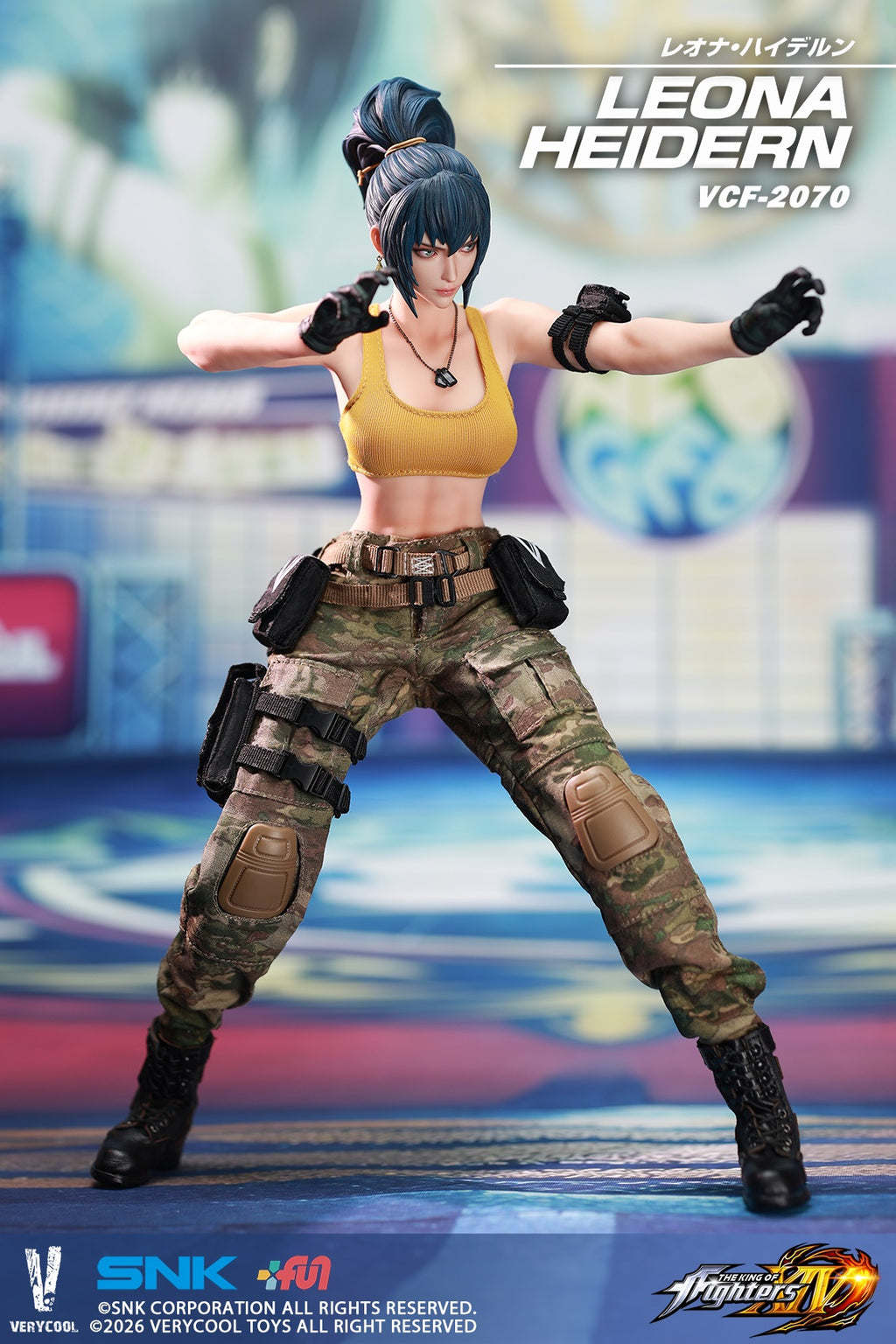 VERYCOOL 1/6 VCF-2070 拳皇XIV Leona Heidern 莉安娜 哈迪蘭 可動人偶