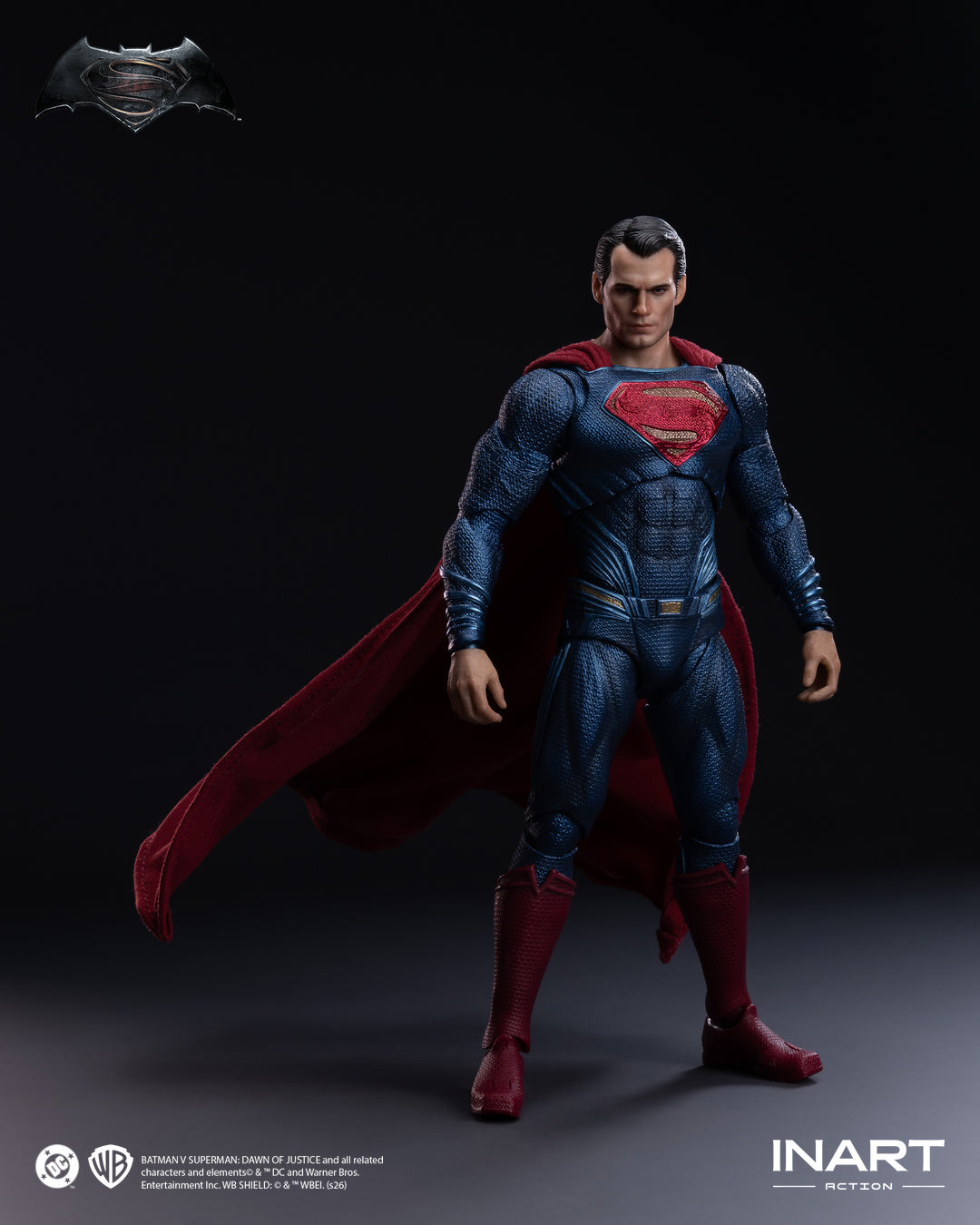 INART 1/12 Batman v Superman Dawn of Justice Superman 超人 可動人偶