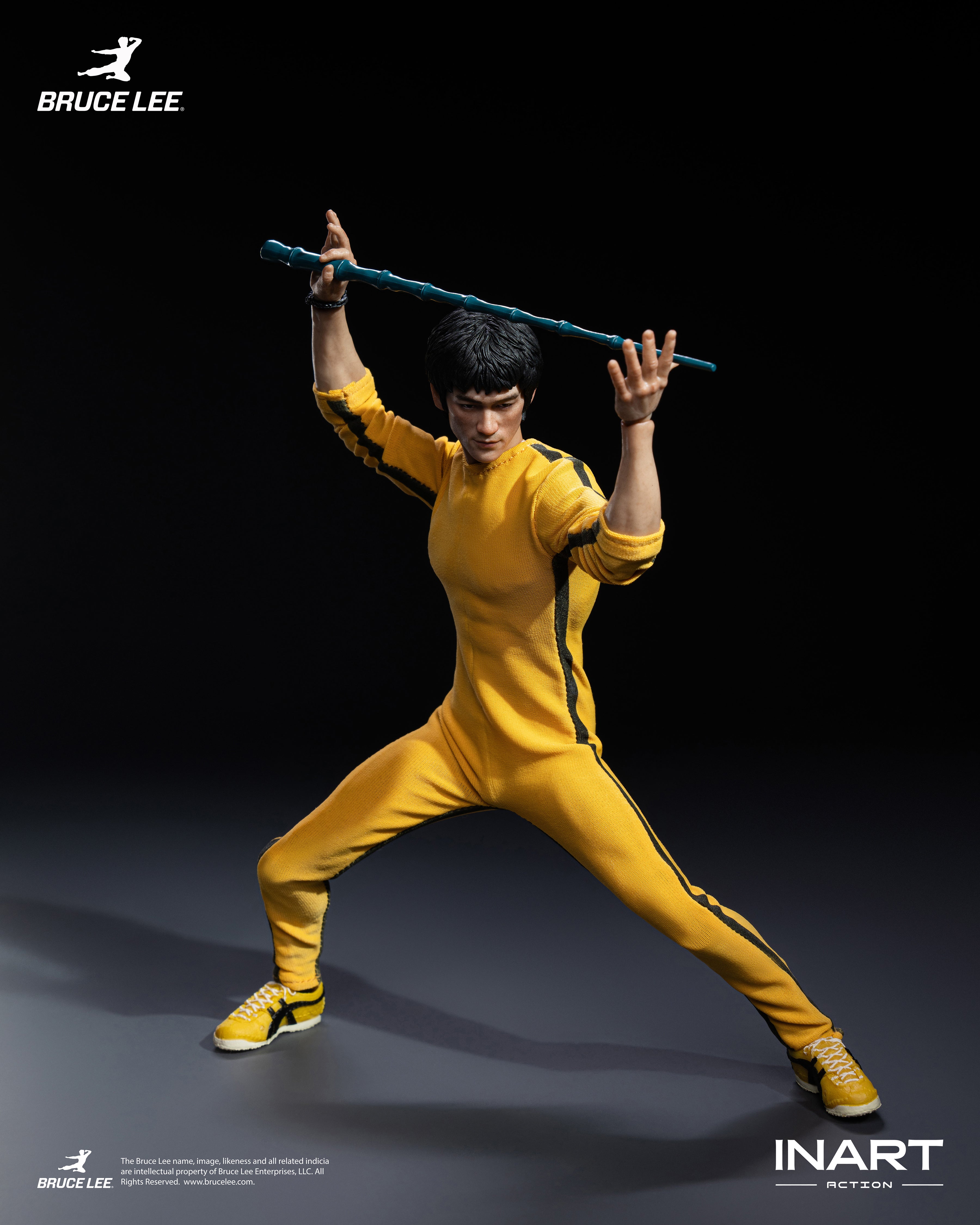 INART 1/12 李小龍 黃色連體服 Bruce Lee Yellow Onesie 可動人偶