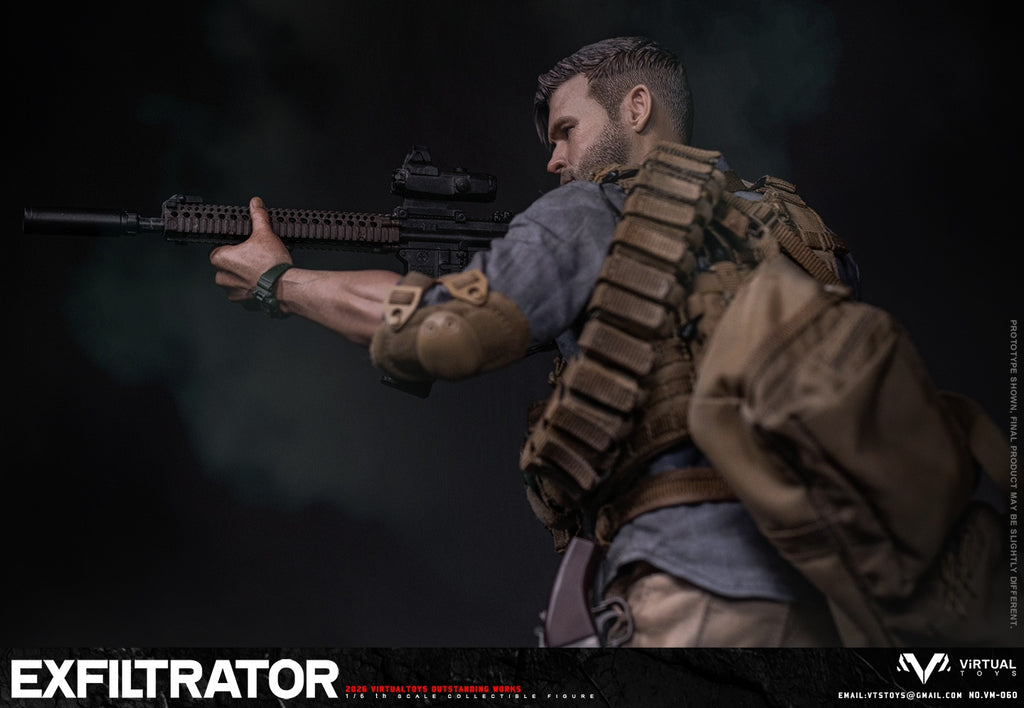 VTSTOYS 1/6 VM060 火線孤傭 EXFILTRATOR 可動人偶