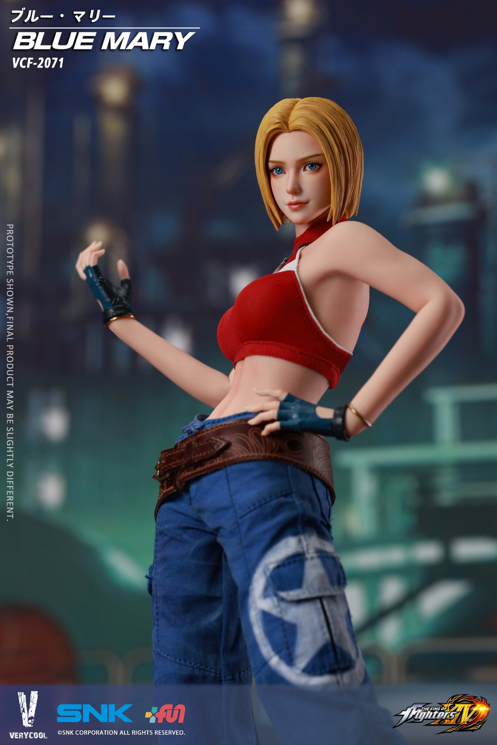 VERYCOOL 1/6 VCF-2071 Blue Mary 拳皇 布魯 瑪麗 包膠人偶