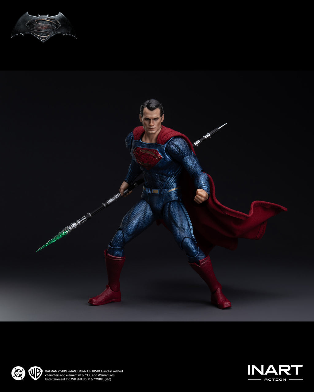 INART 1/12 Batman v Superman Dawn of Justice Superman 超人 可動人偶