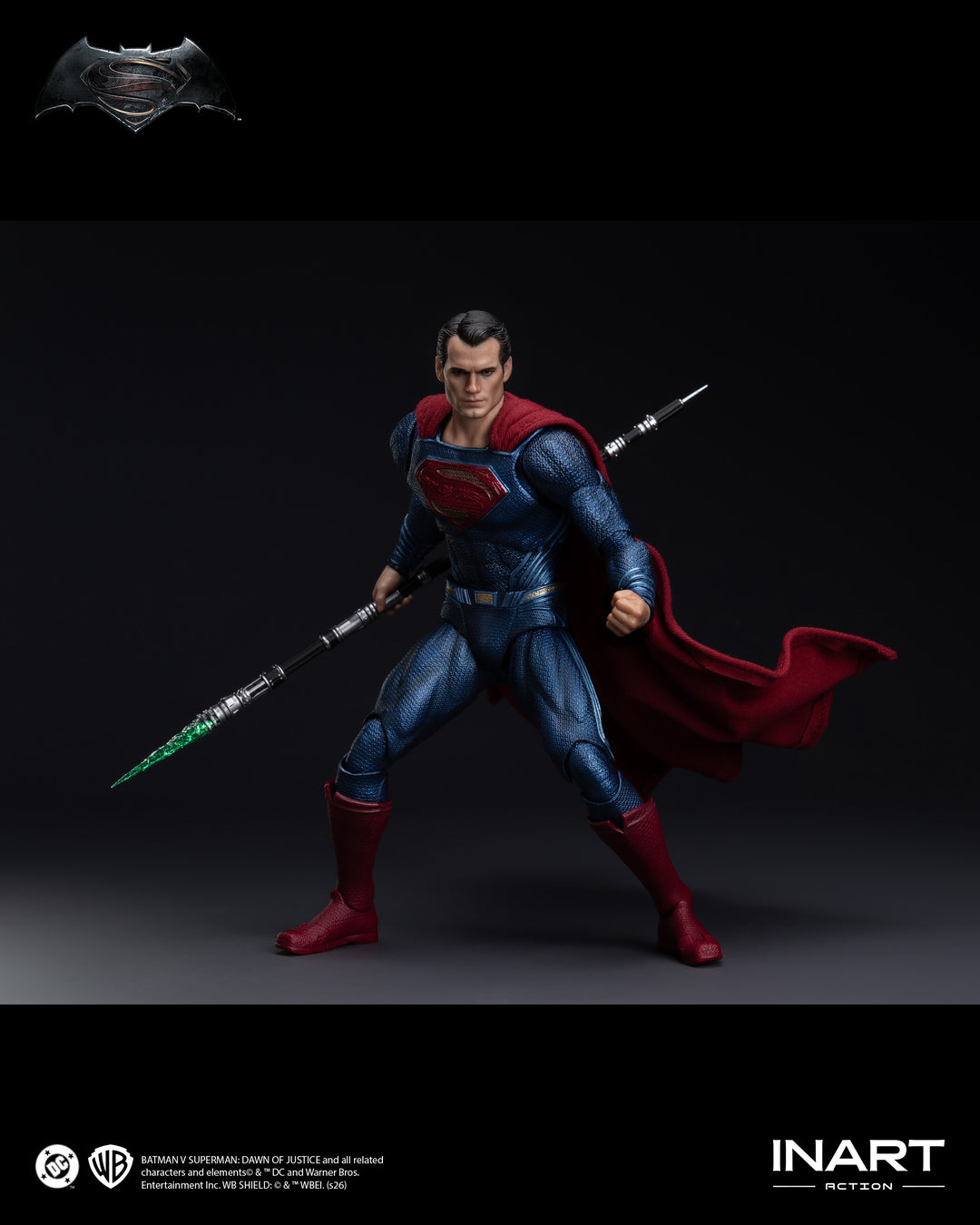 INART 1/12 Batman v Superman Dawn of Justice Superman 超人 可動人偶