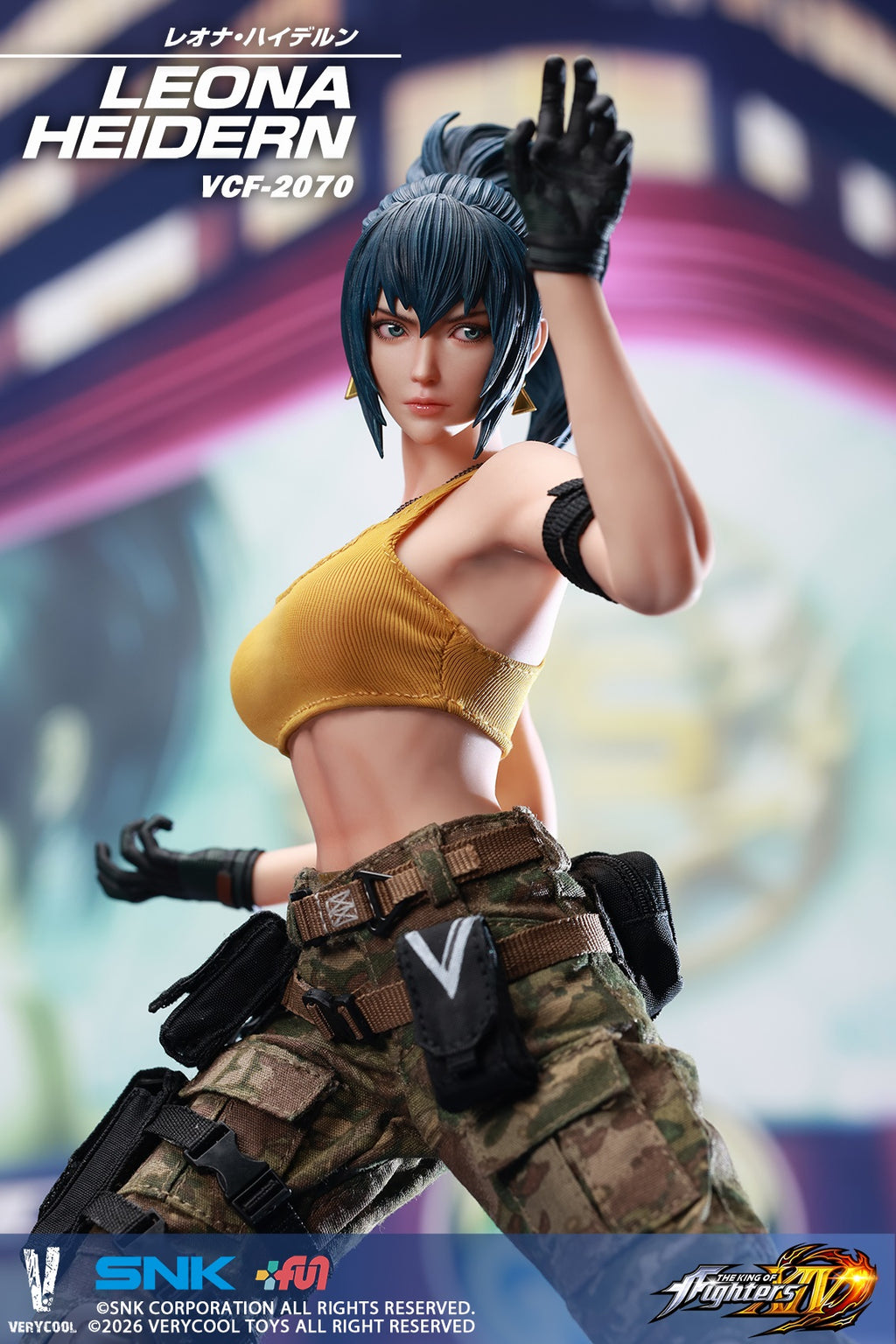 VERYCOOL 1/6 VCF-2070 拳皇XIV Leona Heidern 莉安娜 哈迪蘭 可動人偶