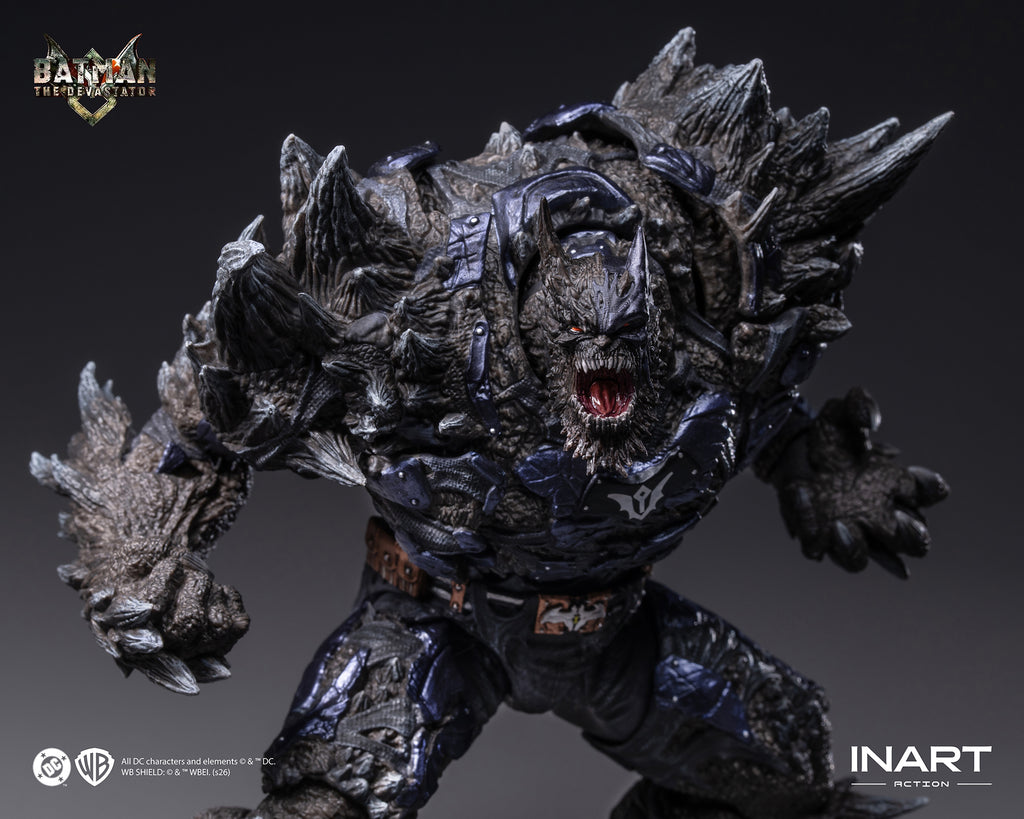 INART 1/12 Dark Nights Metal 系列 蝙蝠俠 Batman The Devastator 蹂躪者 可動人偶
