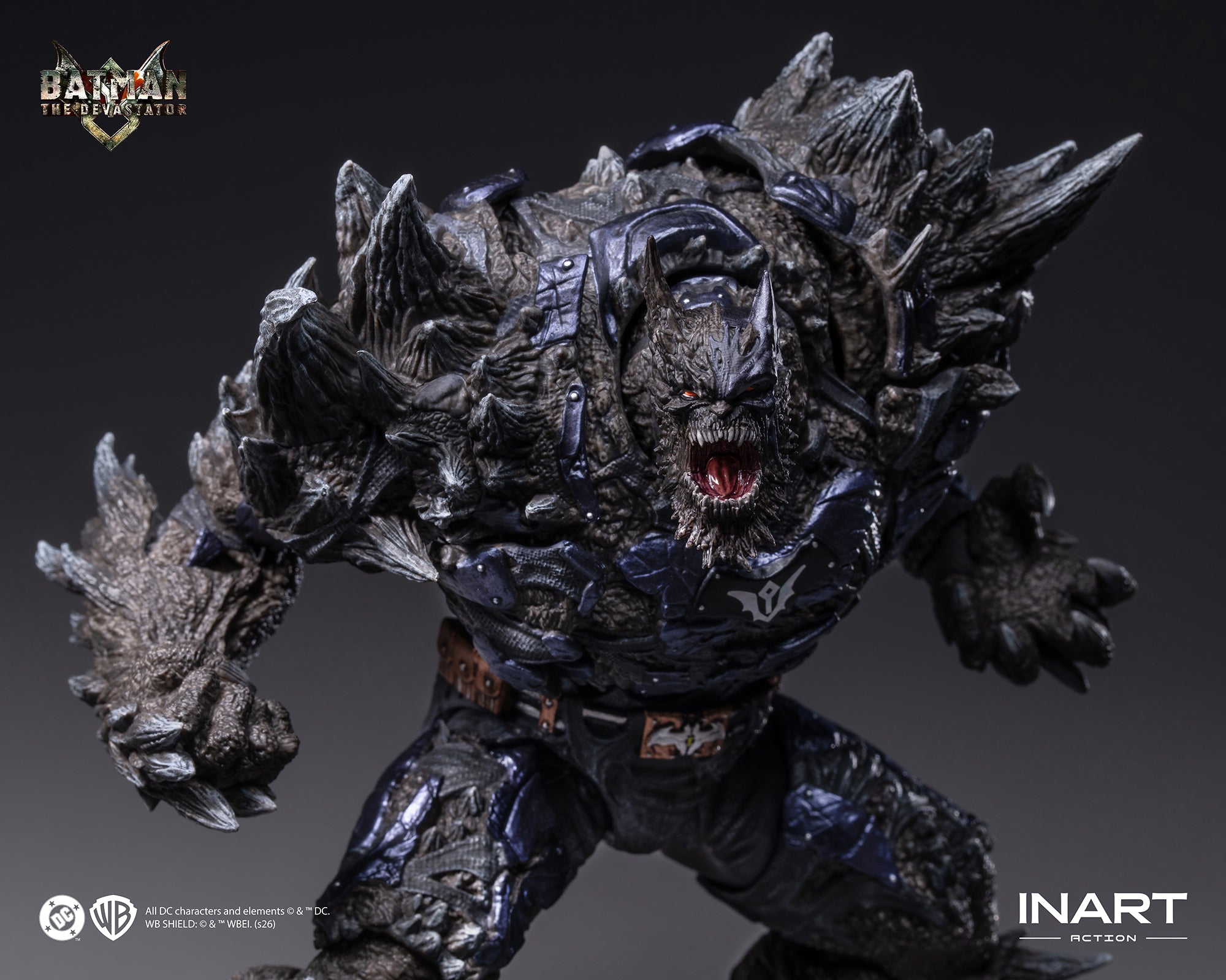 INART 1/12 Dark Nights Metal 系列 蝙蝠俠 Batman The Devastator 蹂躪者 可動人偶