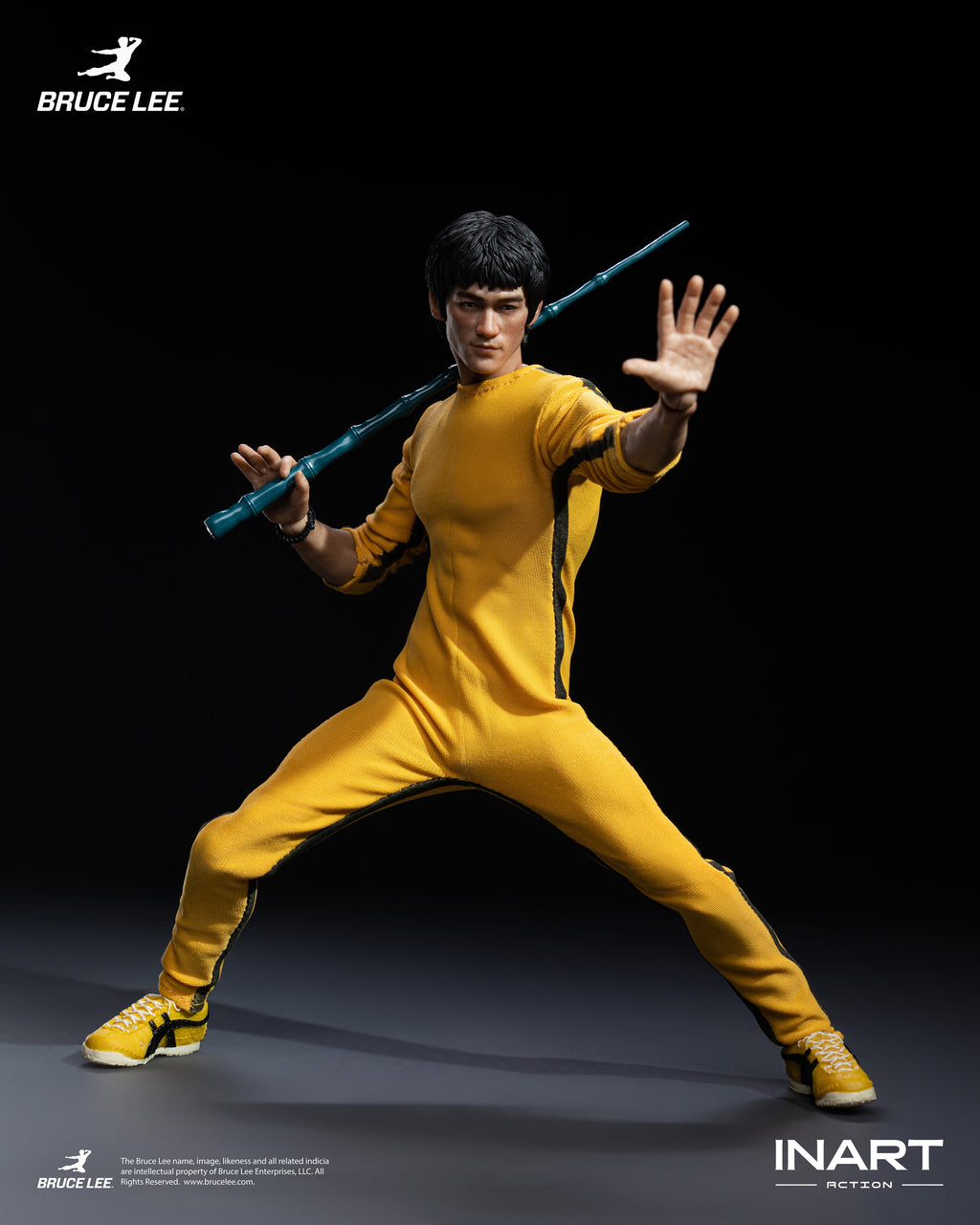 INART 1/12 李小龍 黃色連體服 Bruce Lee Yellow Onesie 可動人偶