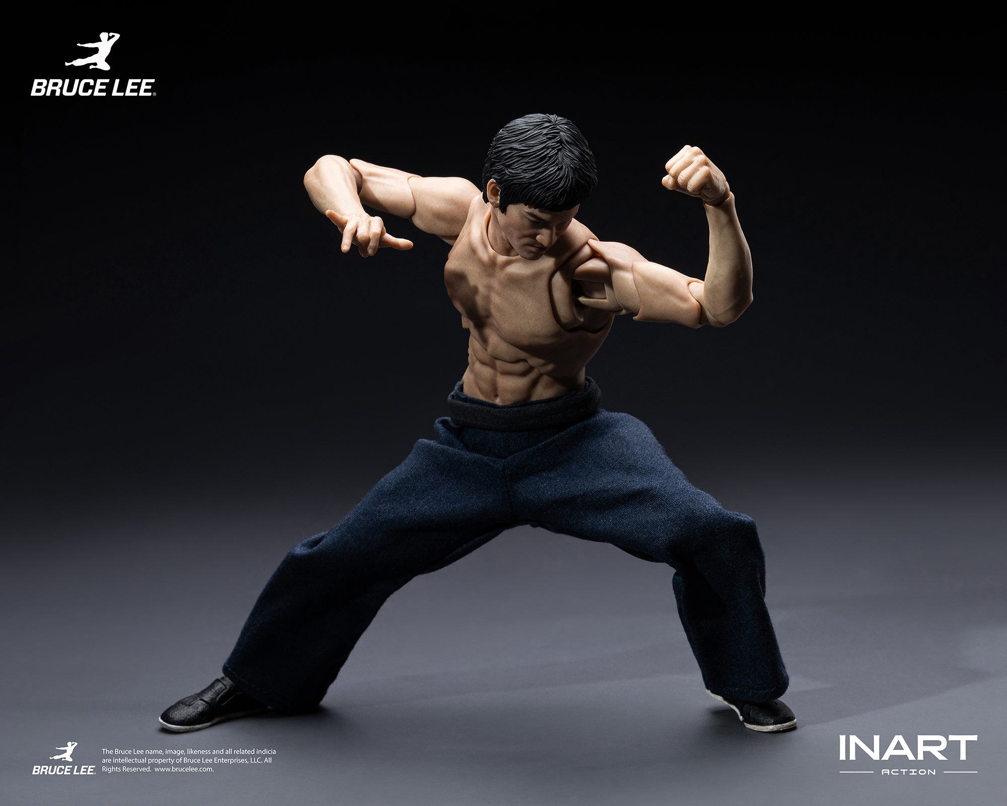 INART 1/12 李小龍 功夫服 Bruce Lee Kung Fu Costume 可動人偶