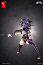 蝸之殼 SnailShell 1/12 RPGEX-10 女忍者 裂風 專用配件包 可動人偶 惡魔低語 系列 印花連帽衛衣套裝 黑色 白色