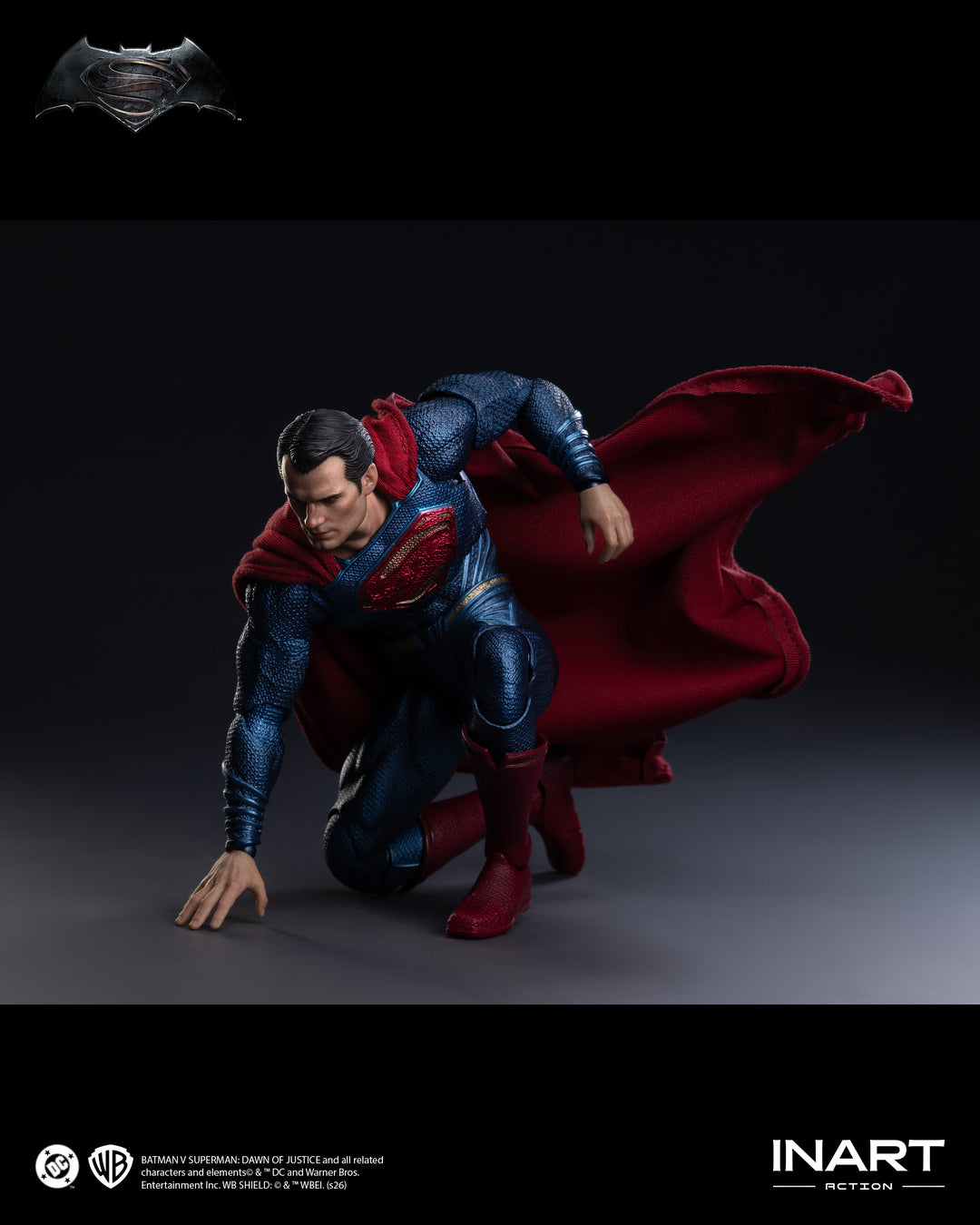 INART 1/12 Batman v Superman Dawn of Justice Superman 超人 可動人偶