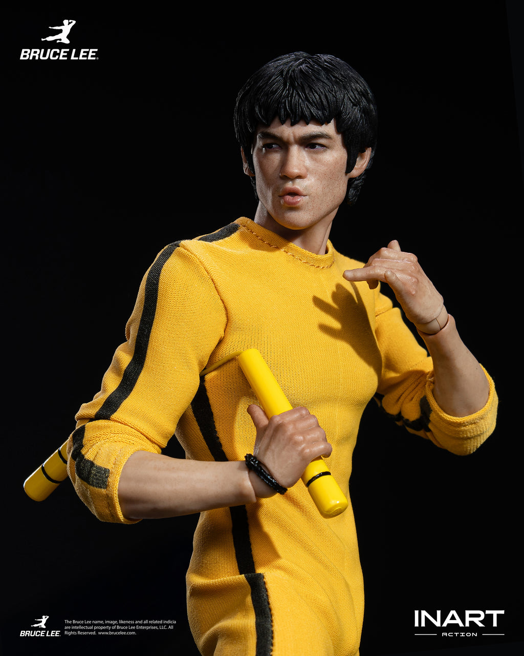 INART 1/12 李小龍 黃色連體服 Bruce Lee Yellow Onesie 可動人偶