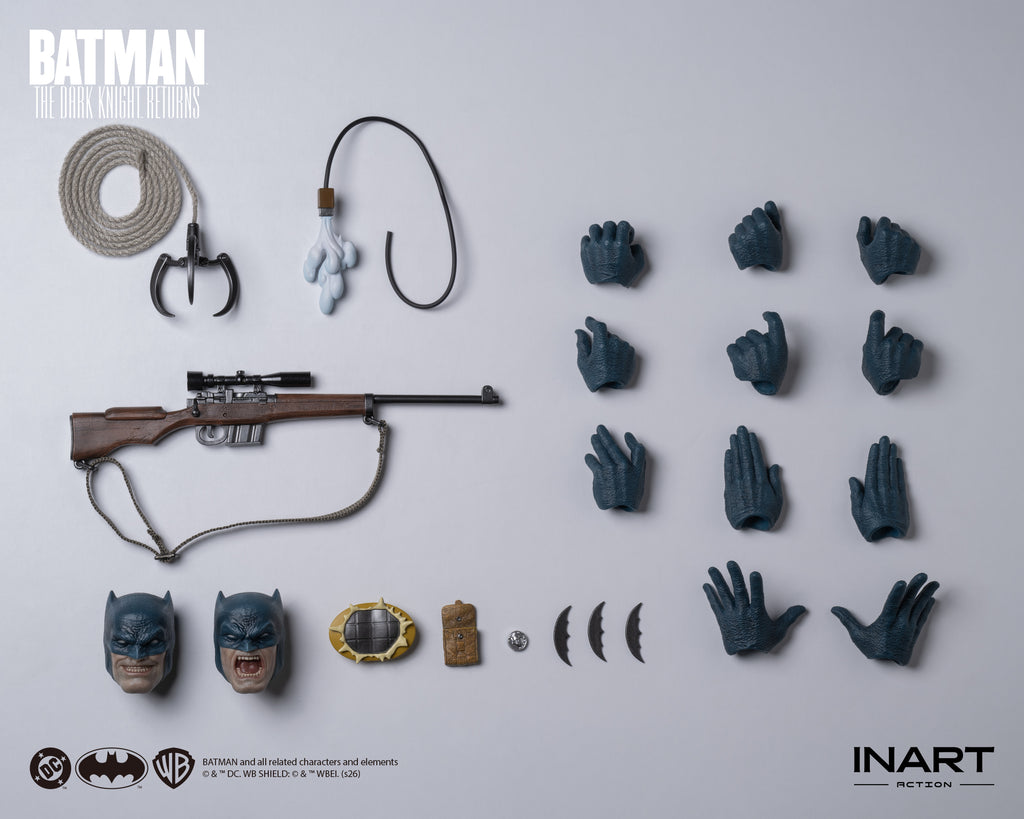 INART 1/12 蝙蝠俠 黑夜之神歸來 蝙蝠俠 藍色戰衣 Batman 可動人偶