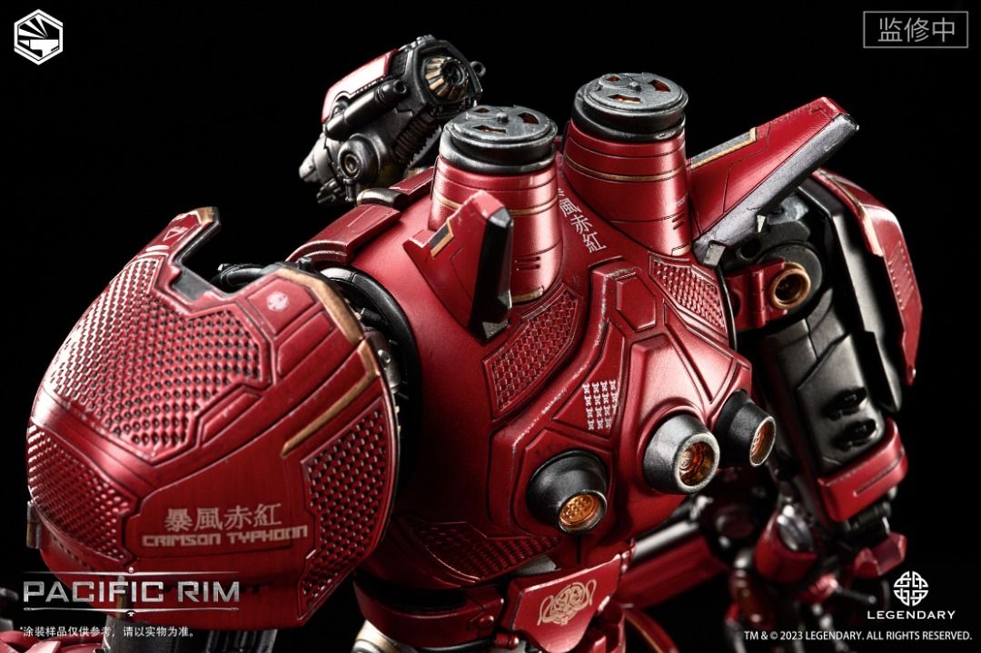 靈機魂 Pacific Rim 環太平洋 Crimson Typhoon Jaeger 暴風赤紅 可動 塗裝完成品