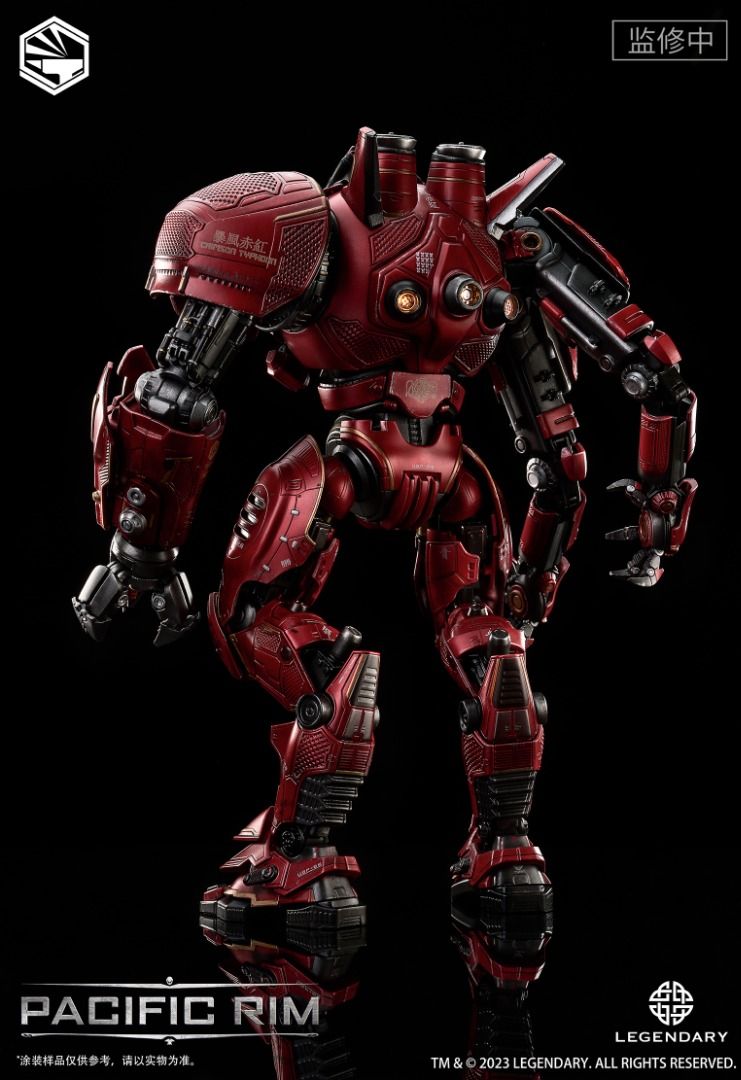 靈機魂 Pacific Rim 環太平洋 Crimson Typhoon Jaeger 暴風赤紅 可動 塗裝完成品