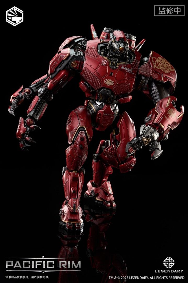 靈機魂 Pacific Rim 環太平洋 Crimson Typhoon Jaeger 暴風赤紅 可動 塗裝完成品