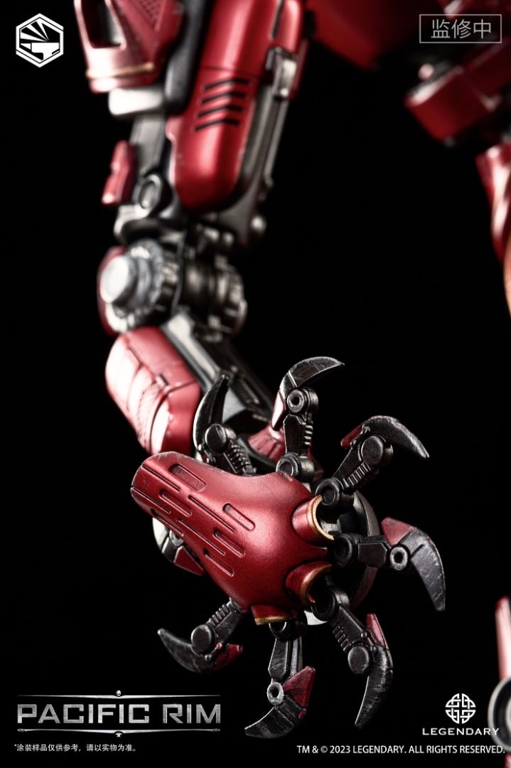 靈機魂 Pacific Rim 環太平洋 Crimson Typhoon Jaeger 暴風赤紅 可動 塗裝完成品