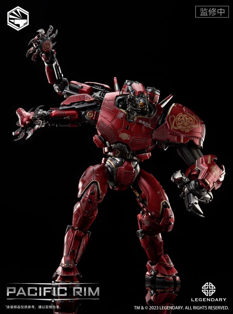靈機魂 Pacific Rim 環太平洋 Crimson Typhoon Jaeger 暴風赤紅 可動 塗裝完成品