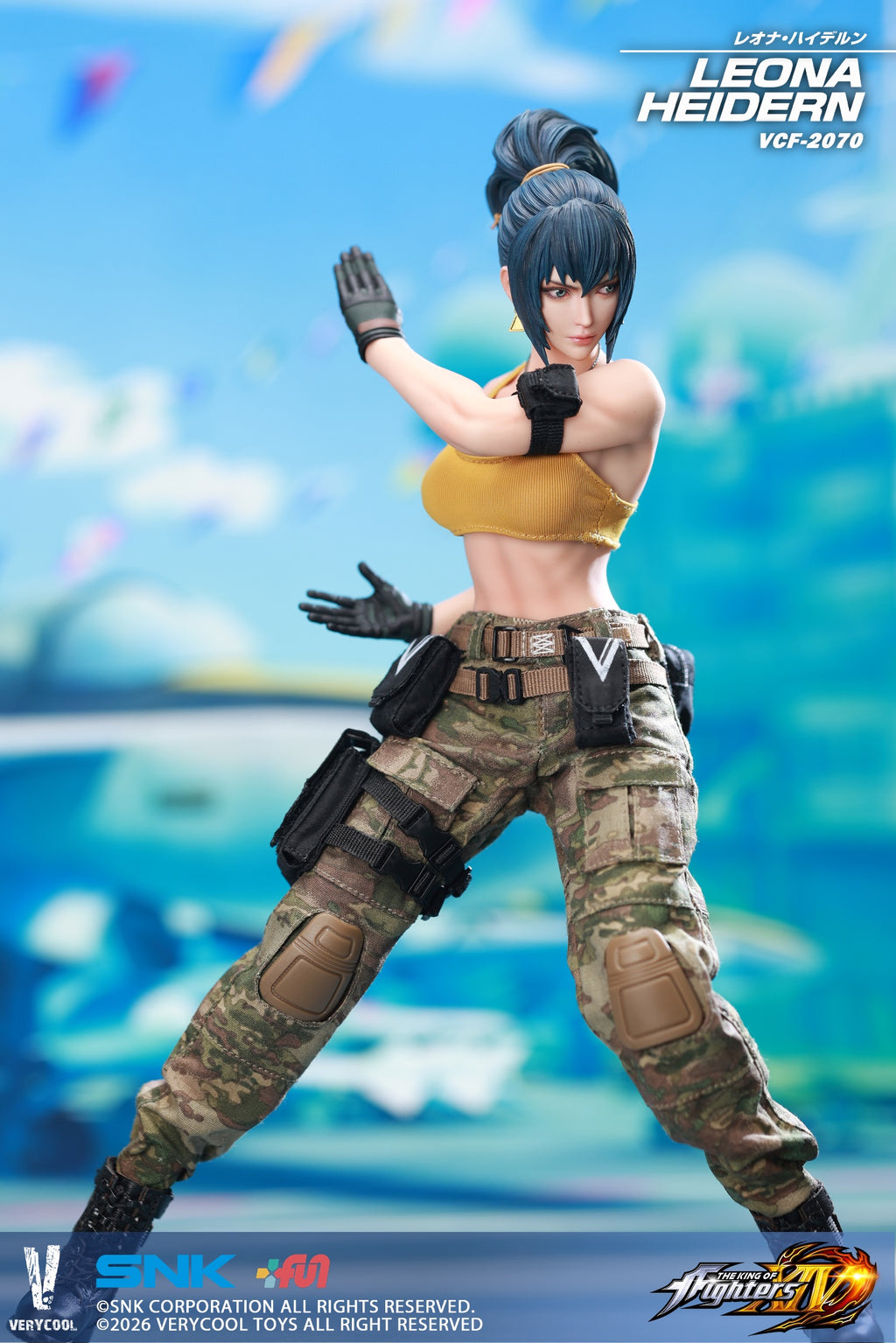 VERYCOOL 1/6 VCF-2070 拳皇XIV Leona Heidern 莉安娜 哈迪蘭 可動人偶