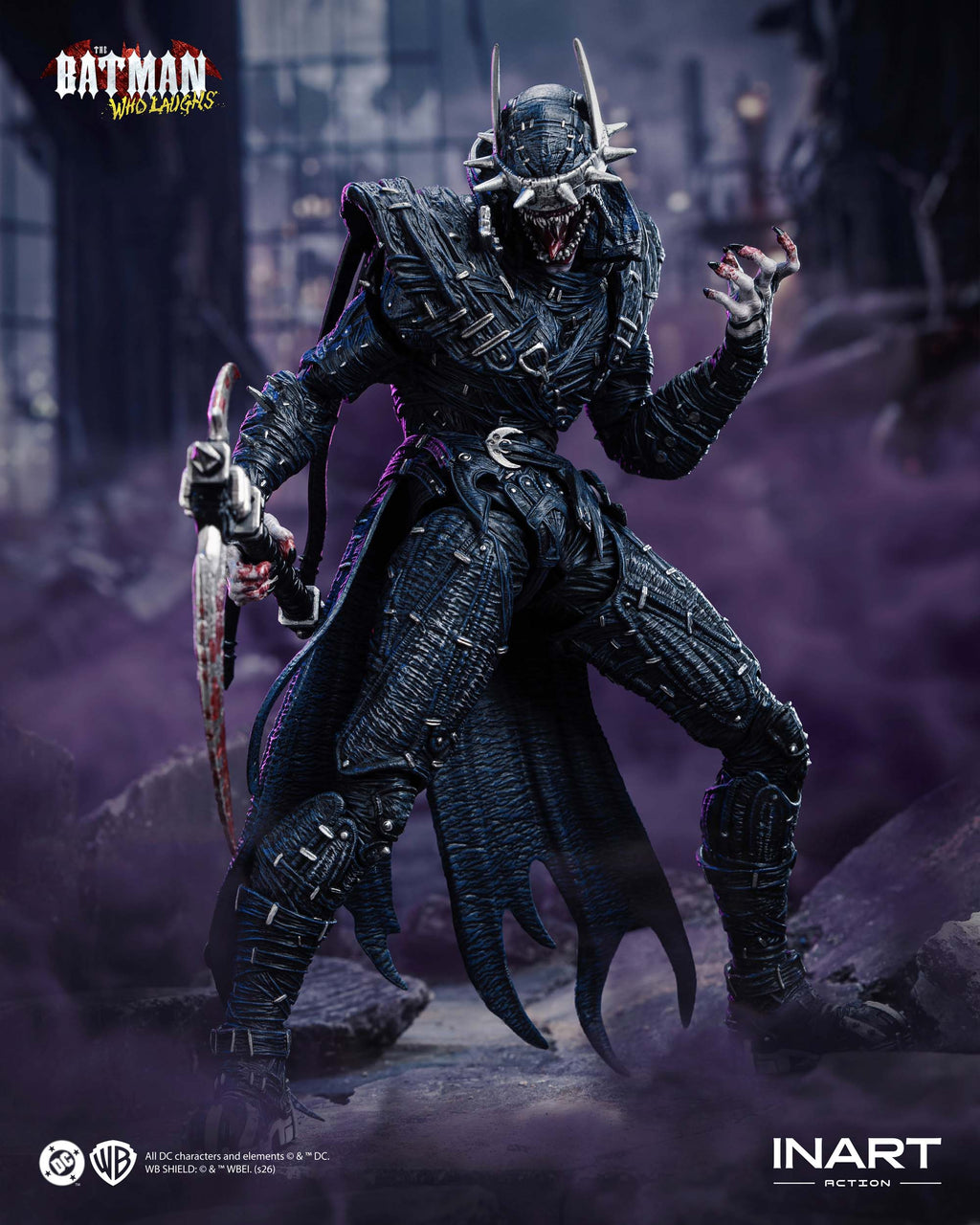 INART 1/12 SHF 暗夜 金屬 狂笑 蝙蝠俠 Batman 可動人偶