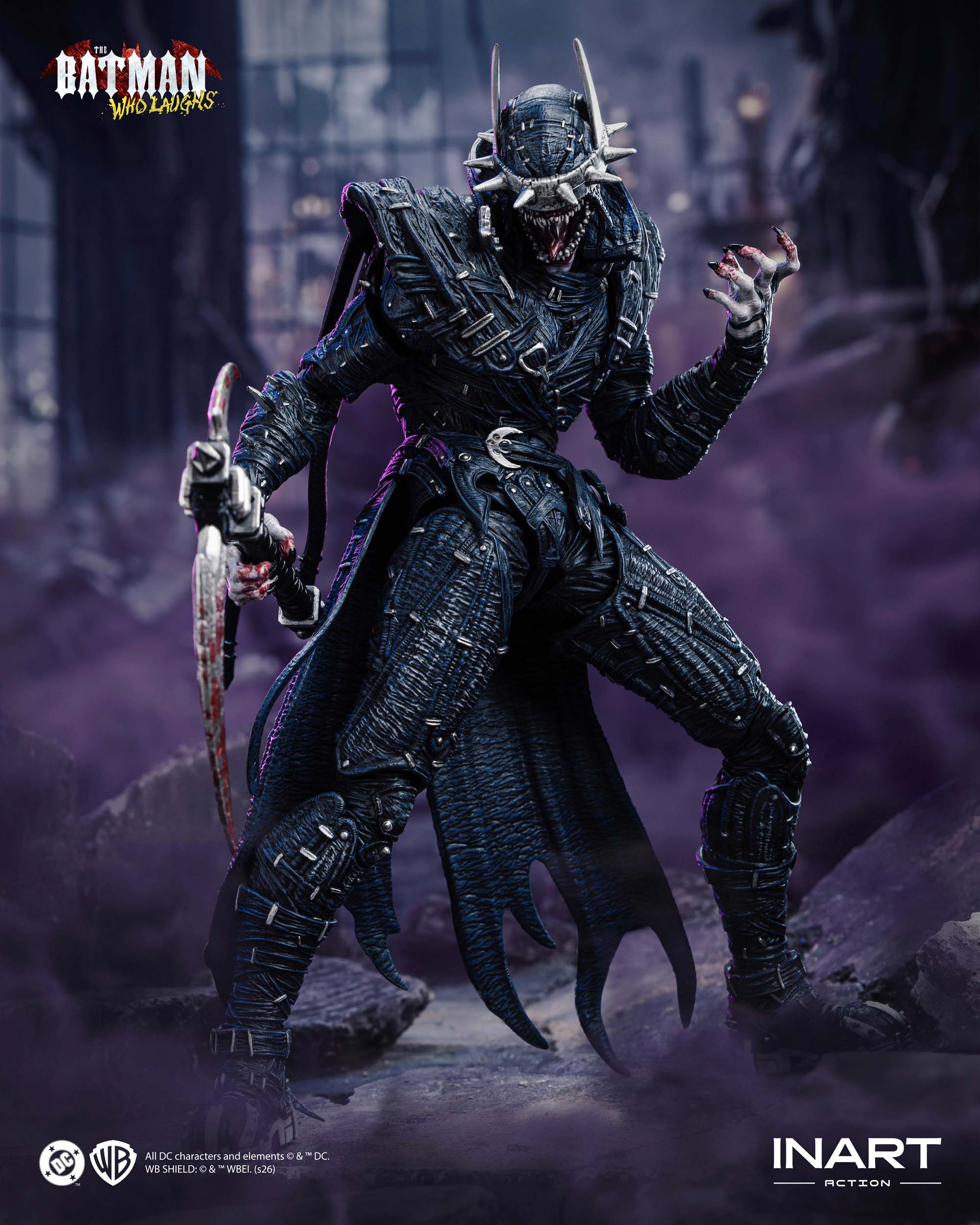 INART 1/12 SHF 暗夜 金屬 狂笑 蝙蝠俠 Batman 可動人偶