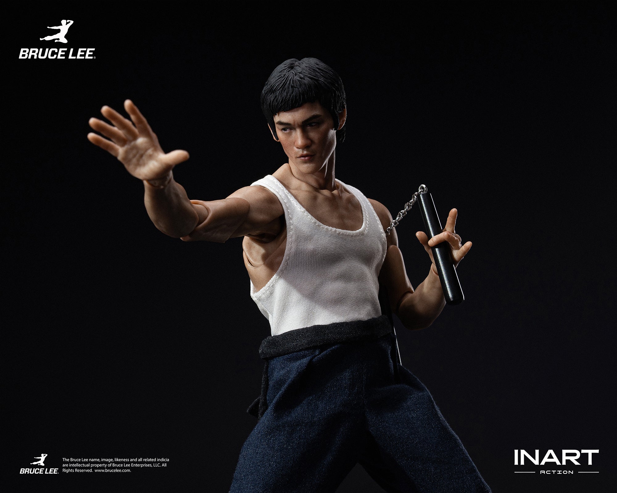 INART 1/12 李小龍 功夫服 Bruce Lee Kung Fu Costume 可動人偶