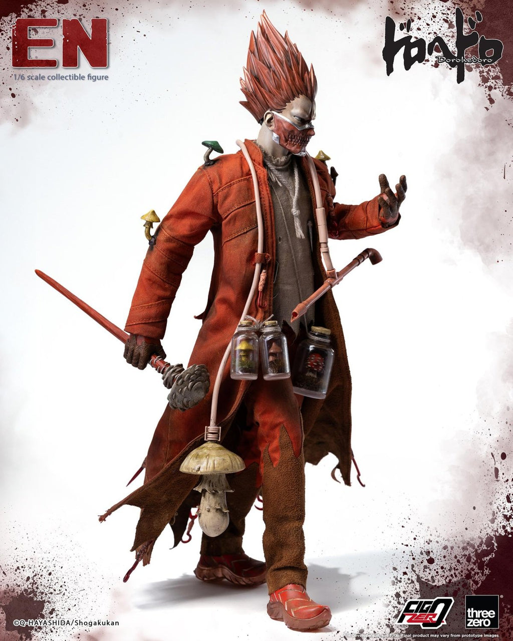 Threezero 1/6 FigZero Dorohedoro En 異獸魔都 煙 可動人偶