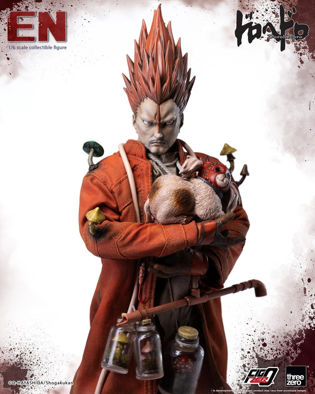 Threezero 1/6 FigZero Dorohedoro En 異獸魔都 煙 可動人偶