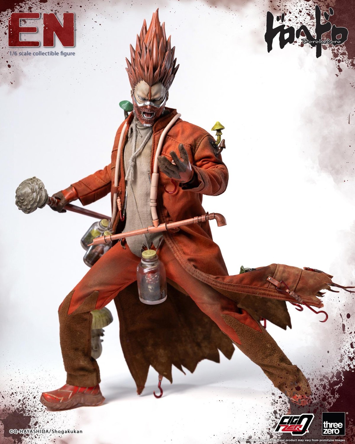 Threezero 1/6 FigZero Dorohedoro En 異獸魔都 煙 可動人偶