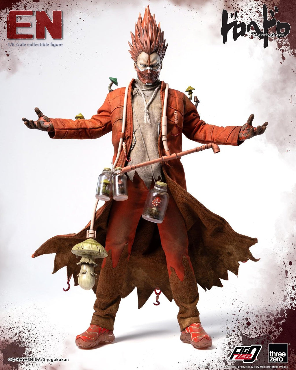 Threezero 1/6 FigZero Dorohedoro En 異獸魔都 煙 可動人偶