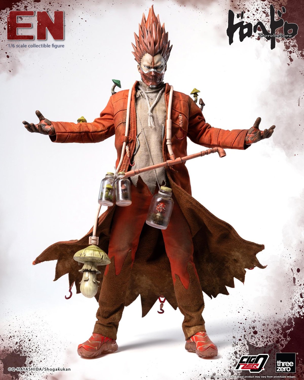 Threezero 1/6 FigZero Dorohedoro En 異獸魔都 煙 可動人偶