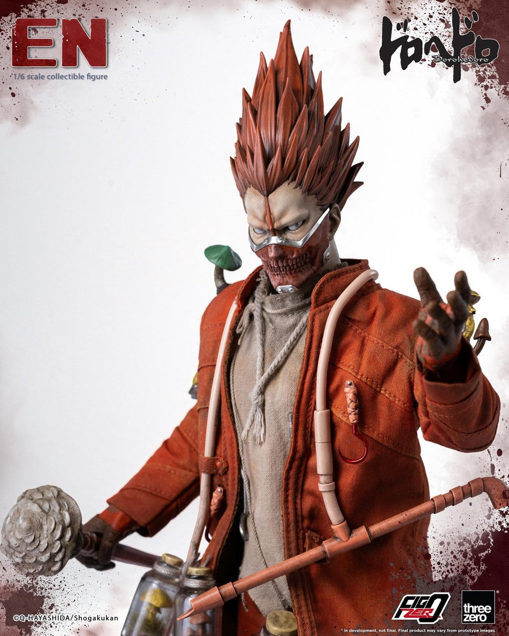 Threezero 1/6 FigZero Dorohedoro En 異獸魔都 煙 可動人偶