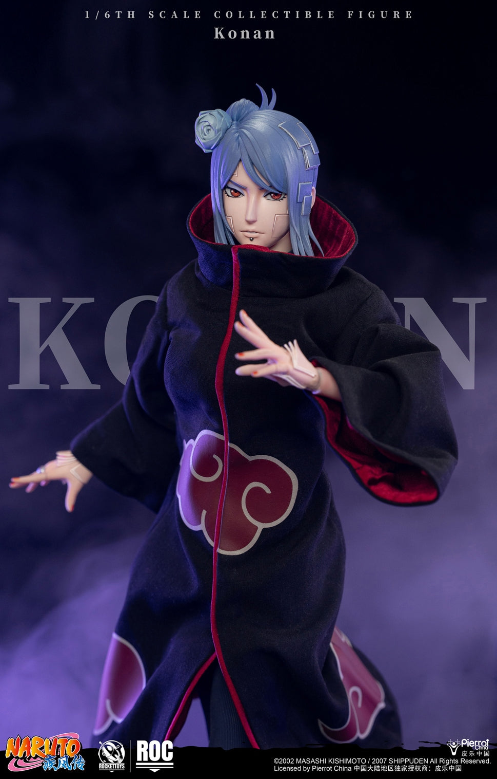 ROCKETTOYS ROCKET TOYS 1/6 ROC-023 ROC023 火影忍者 疾風傳 Konan 小南 可動人偶