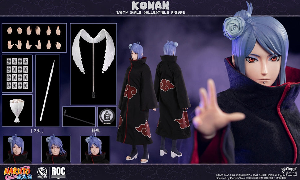ROCKETTOYS ROCKET TOYS 1/6 ROC-023 ROC023 火影忍者 疾風傳 Konan 小南 可動人偶