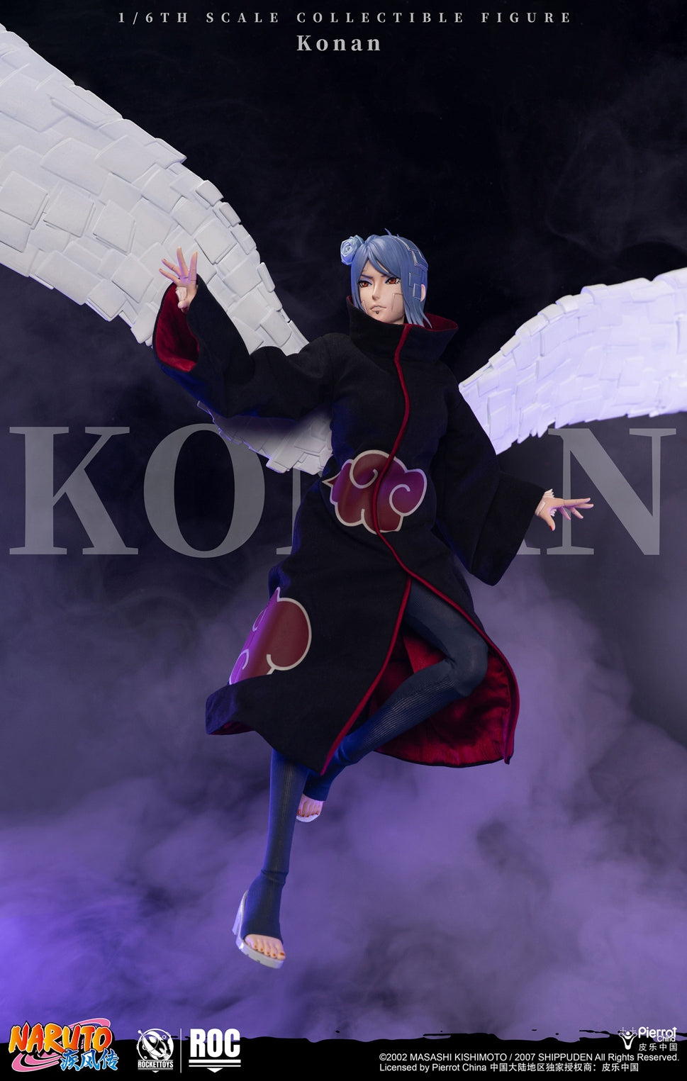 ROCKETTOYS ROCKET TOYS 1/6 ROC-023 ROC023 火影忍者 疾風傳 Konan 小南 可動人偶