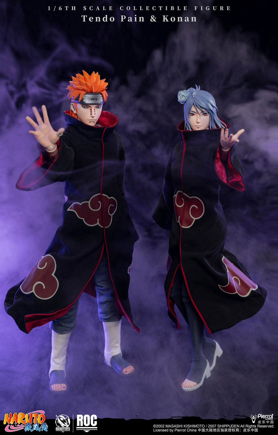 ROCKETTOYS ROCKET TOYS 1/6 ROC-023 ROC023 火影忍者 疾風傳 Konan 小南 可動人偶